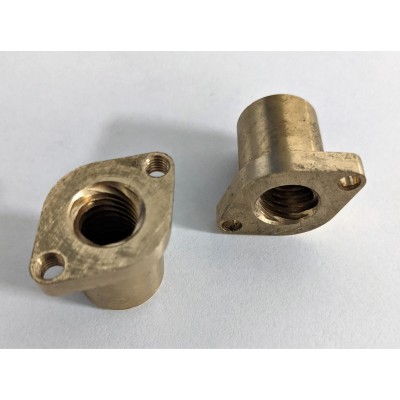 T12-12mm brass nuts, 2pcs